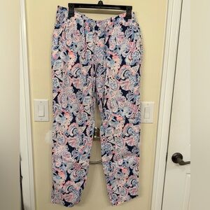 Lilly Pulitzer Drawstring Linen Pants